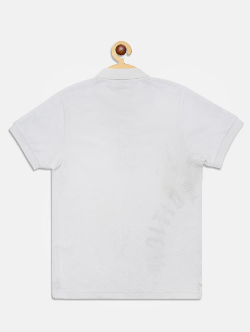 polo neck printed t-shirt - 17779849 - Zoom Image - 2