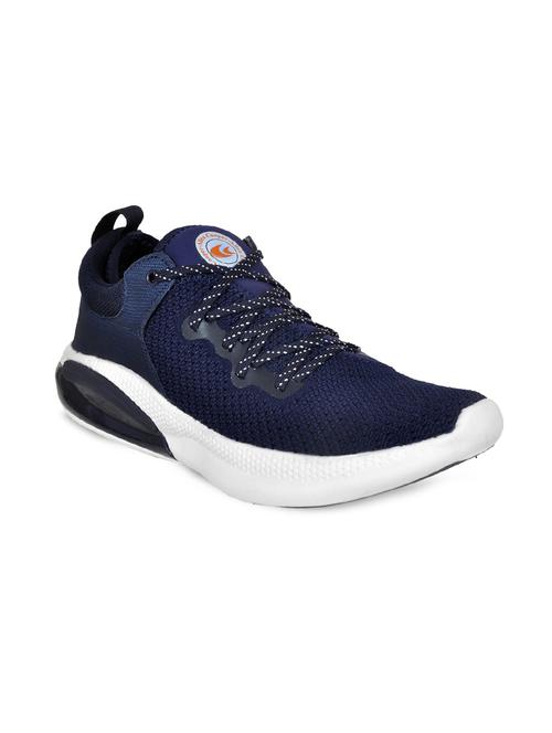 navy lace up sport shoe - 17780149 - Standard Image - 1