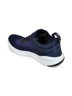 navy lace up sport shoe - 17780149 - Standard Image - 3