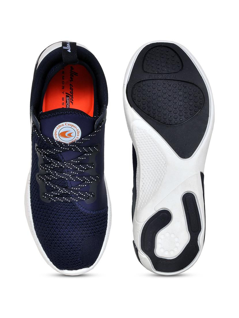 navy lace up sport shoe - 17780149 - Zoom Image - 4