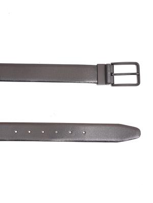 black reversible leather belt - 17780373 - Standard Image - 3