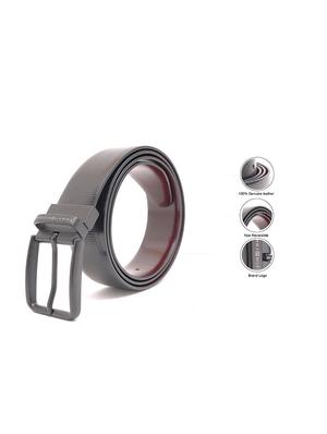 black reversible leather belt - 17780373 - Standard Image - 5