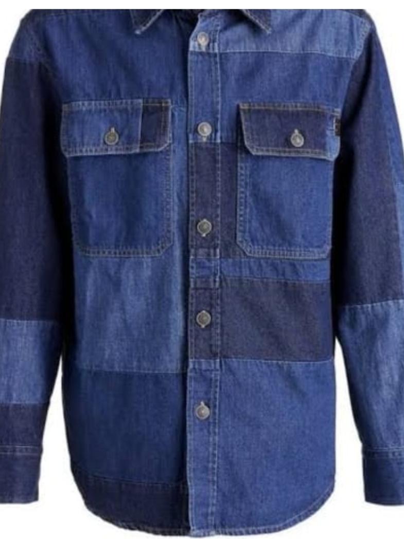blue cotton casual shirt - 17780623 - Zoom Image - 1