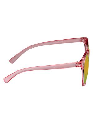 cardon pink round gradient polarised uv protected unisex sunglass - 17780968 - Standard Image - 3