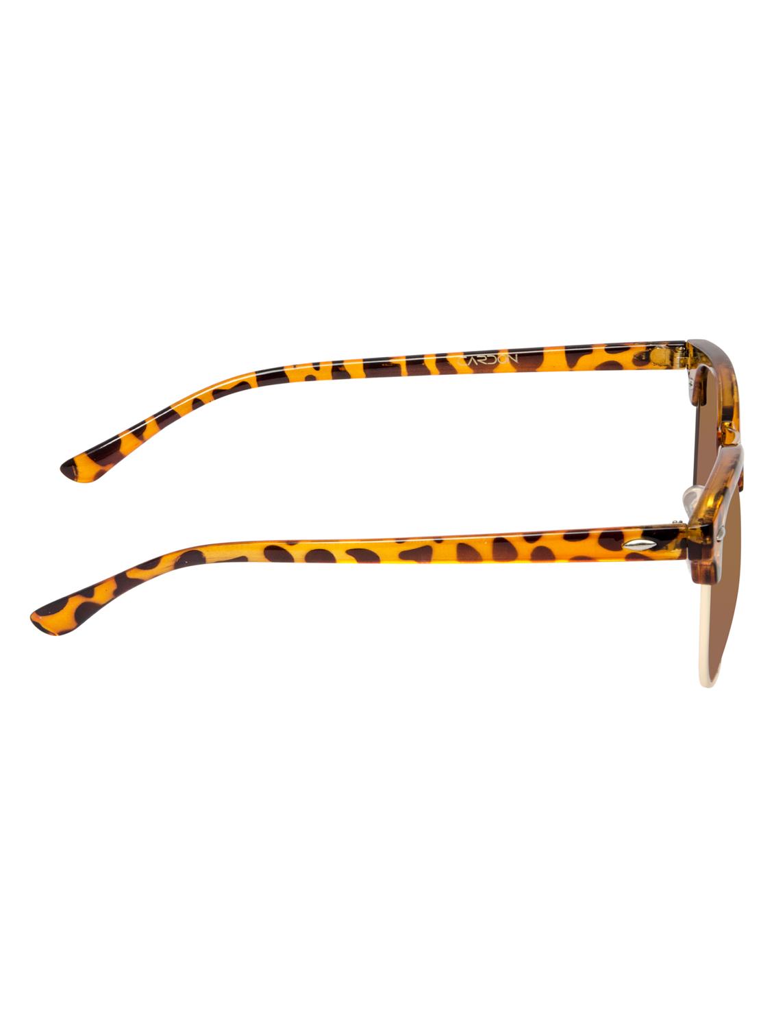cardon tortoise brown clubmaster gradient polarised uv protected unisex sunglass - 17780971 - Zoom Image - 3