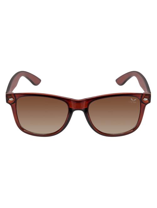 cardon brown wayfarer gradient polarised uv protected unisex sunglass - 17780976 - Standard Image - 1