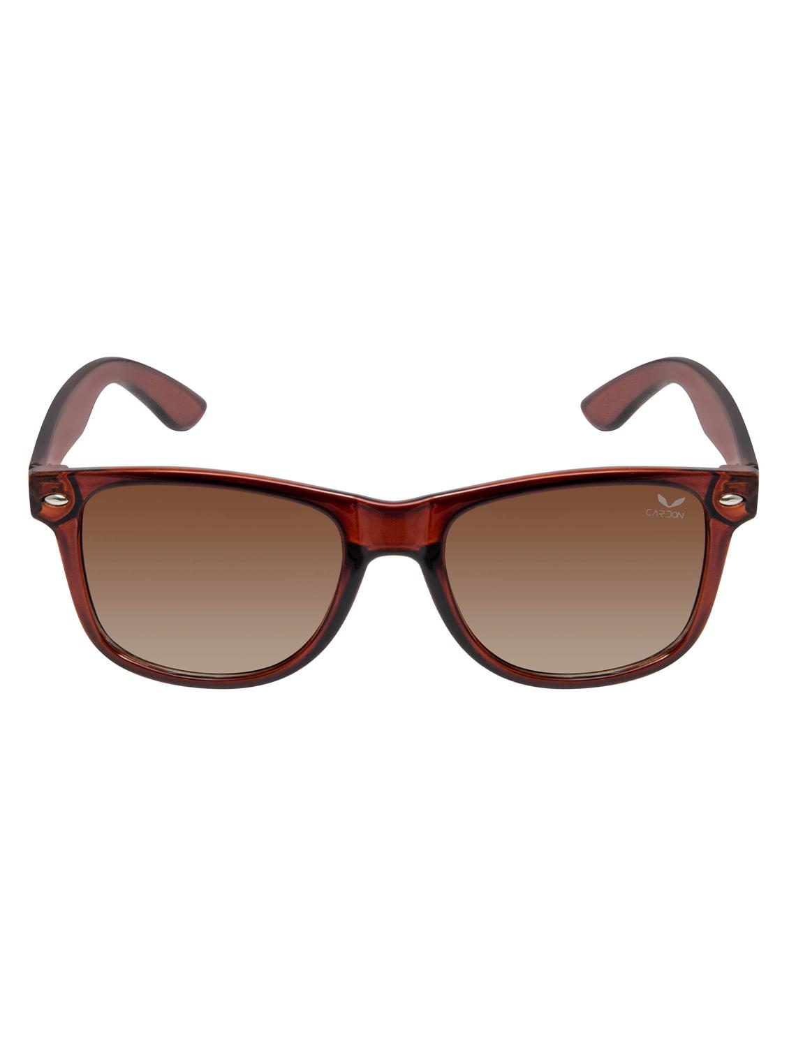 cardon brown wayfarer gradient polarised uv protected unisex sunglass - 17780976 - Zoom Image - 1