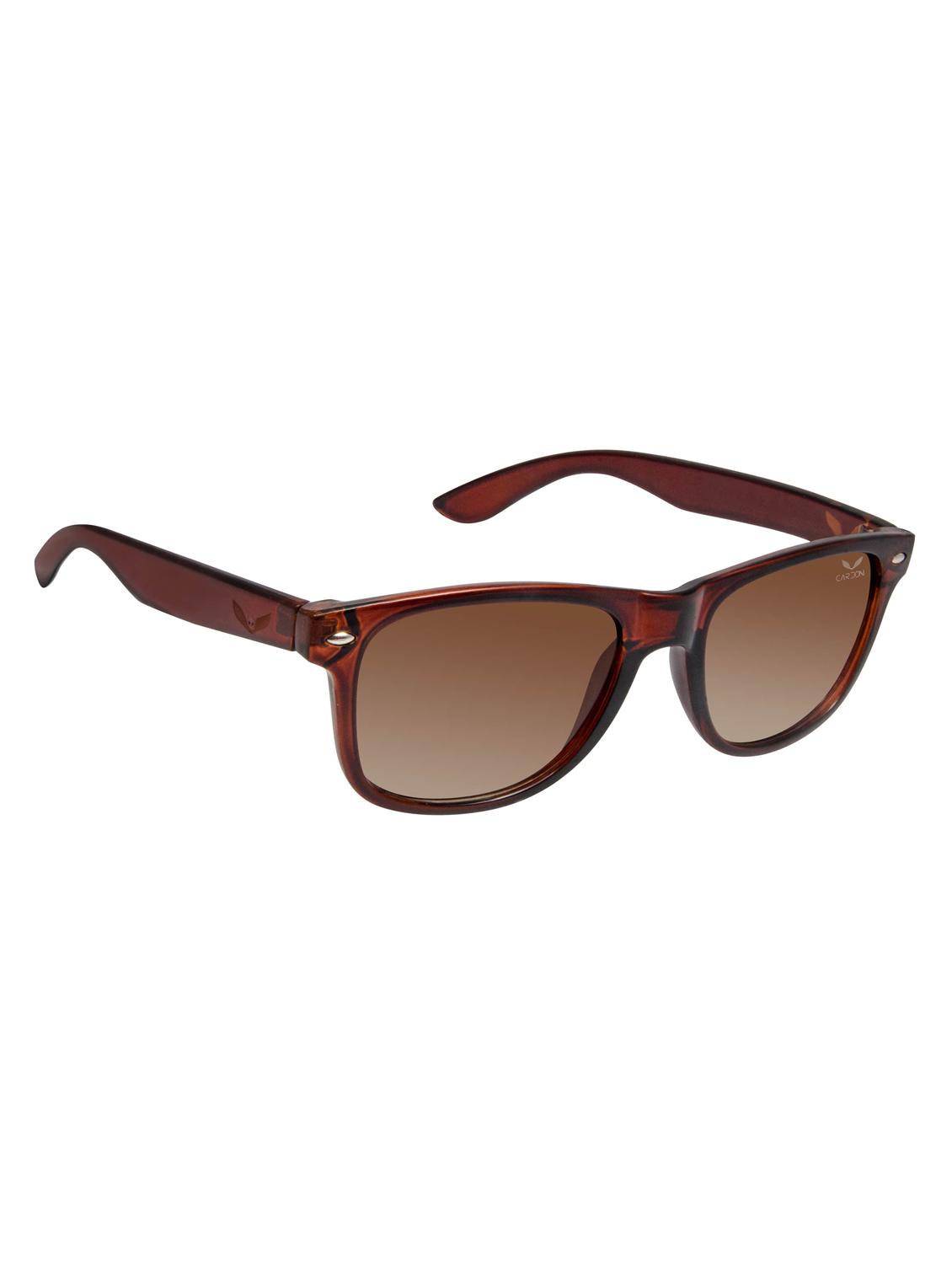 cardon brown wayfarer gradient polarised uv protected unisex sunglass - 17780976 - Zoom Image - 2