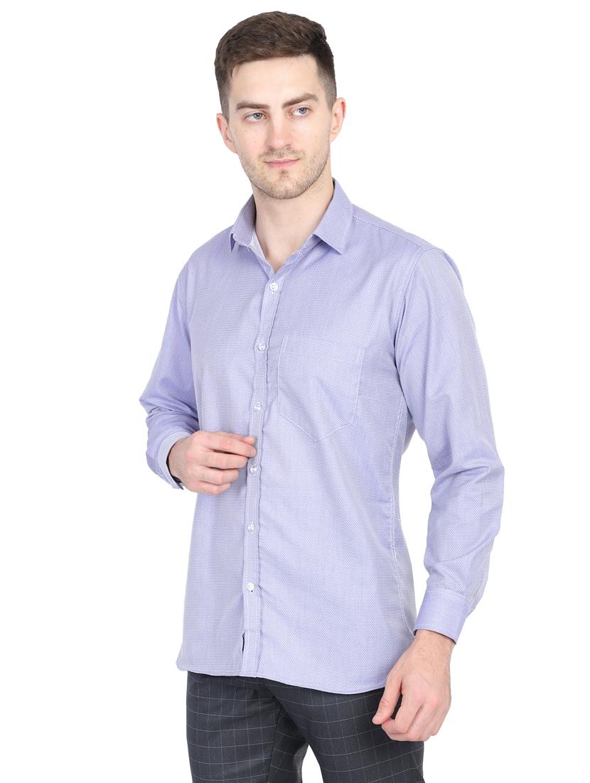 purple printed casual shirt - 17781487 - Zoom Image - 2