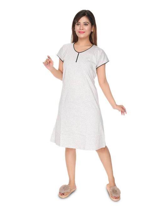 grey hosiery sleepshirts & nighty - 17781874 - Standard Image - 1