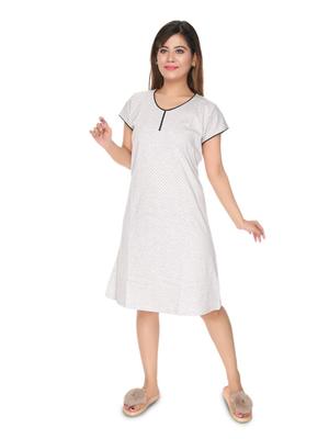 grey hosiery sleepshirts & nighty - 17781874 - Standard Image - 2