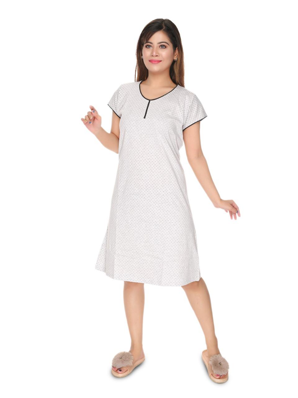 grey hosiery sleepshirts & nighty - 17781874 - Zoom Image - 2