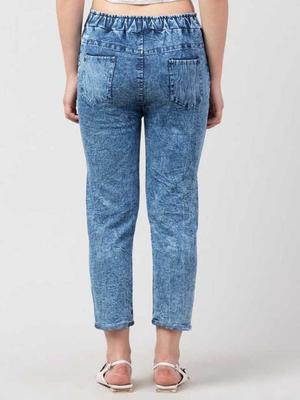 women denim jogger - 17781877 - Standard Image - 2