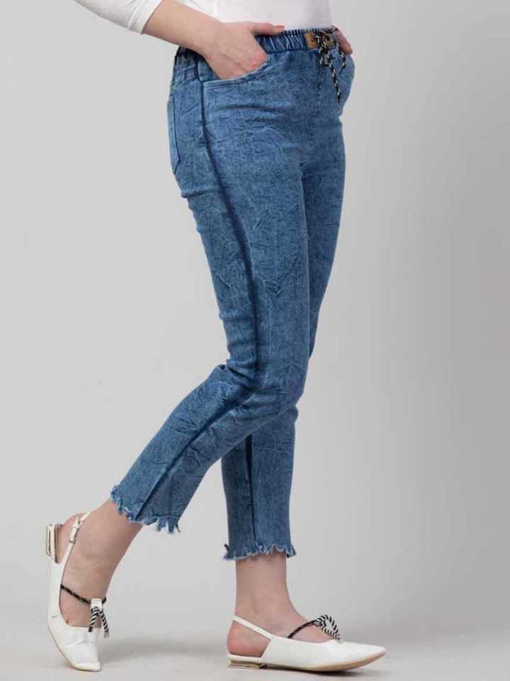 women denim jogger - 17781878 - Zoom Image - 2