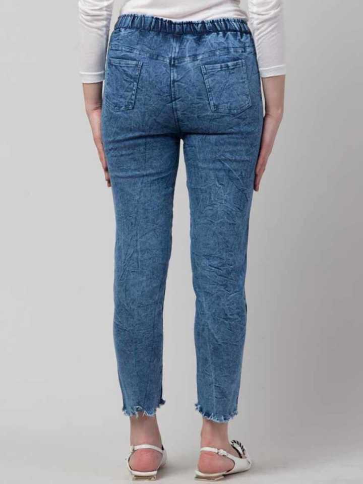 women denim jogger - 17781878 - Zoom Image - 3