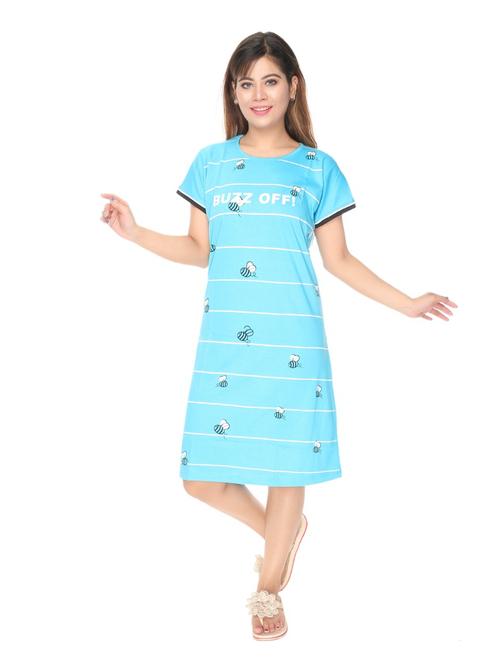lightblue hosiery sleepshirts & nighty - 17781964 - Standard Image - 1