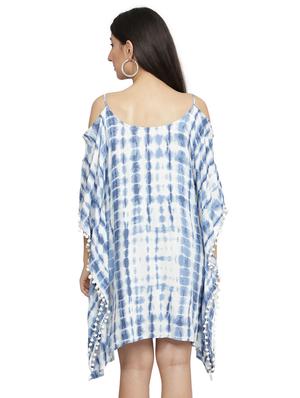 cold shoulder printed kaftan dress - 17782005 - Standard Image - 3