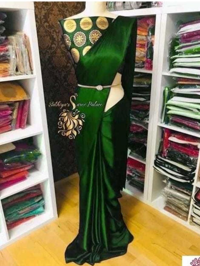 red cotton saree - 17782018 - Zoom Image - 2
