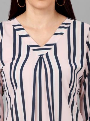 pink polyester top - 17782277 - Standard Image - 3