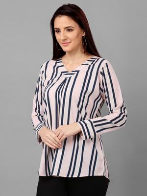 pink polyester top - 17782277 - Standard Image - 4