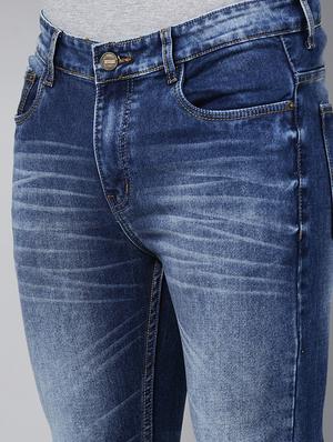 blue light washed denim jeans - 17782327 - Standard Image - 5
