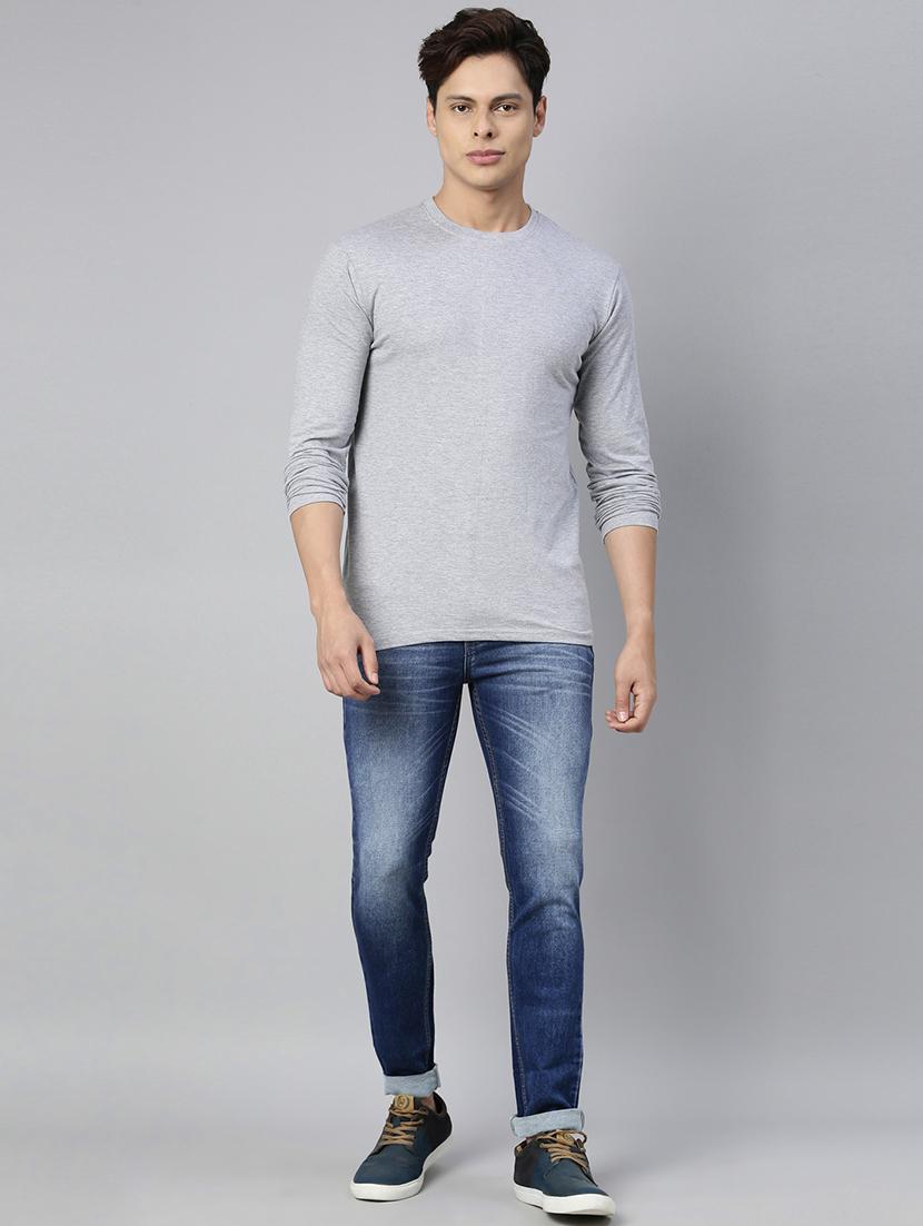 blue light washed denim jeans - 17782327 - Zoom Image - 4