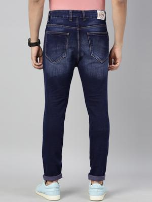 blue light washed denim jeans - 17782328 - Standard Image - 3
