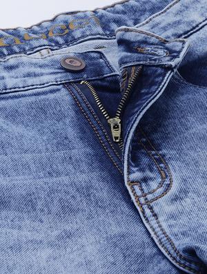 blue stone washed denim jeans - 17782329 - Standard Image - 6