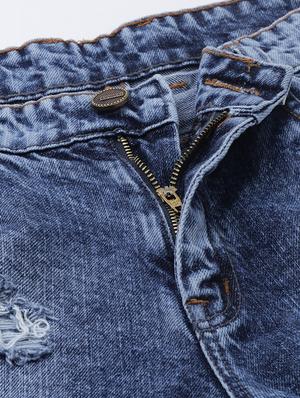 blue distressed denim jeans - 17782334 - Standard Image - 6