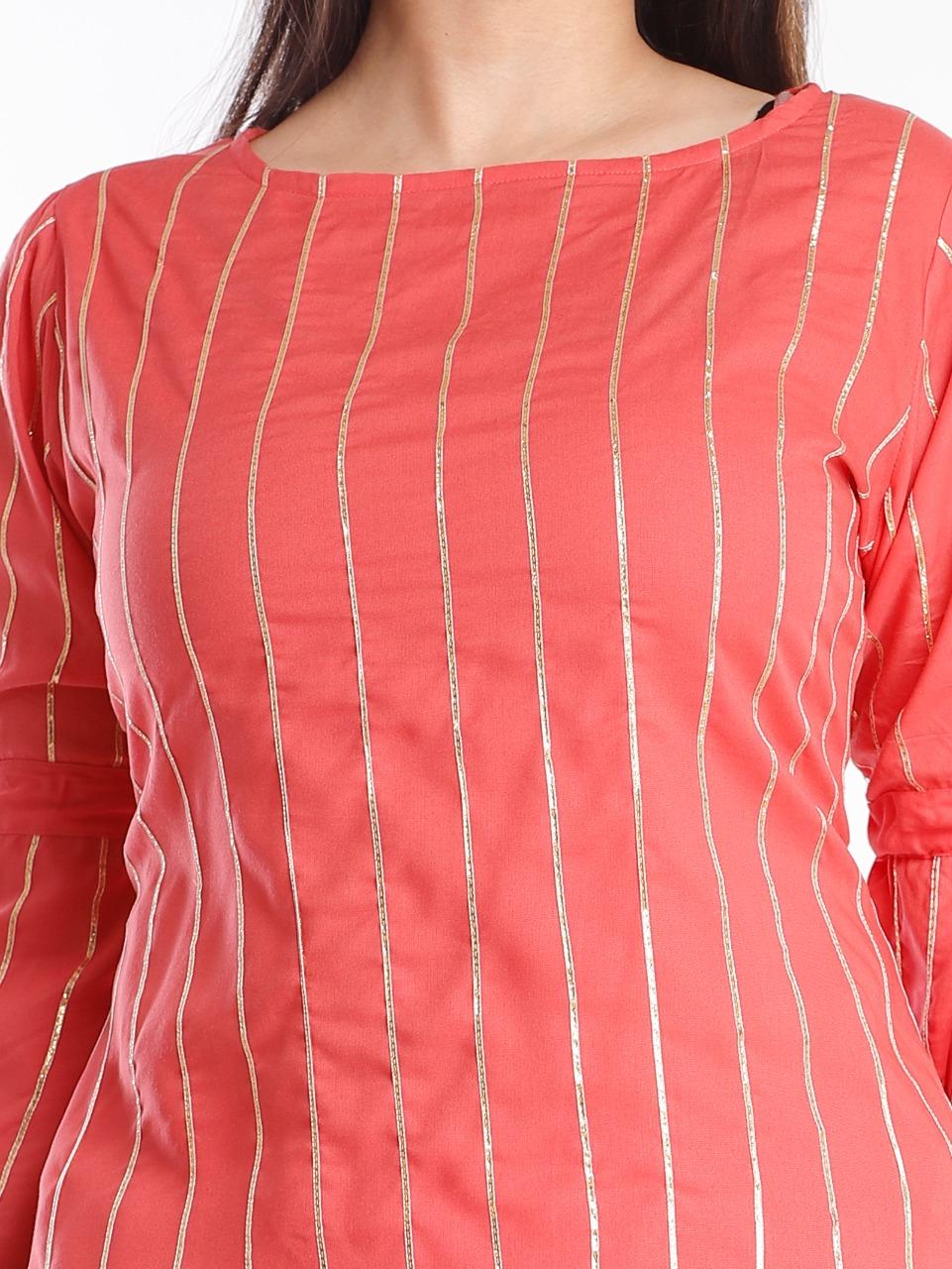 indo western dhoti kurta set - 17782590 - Zoom Image - 3