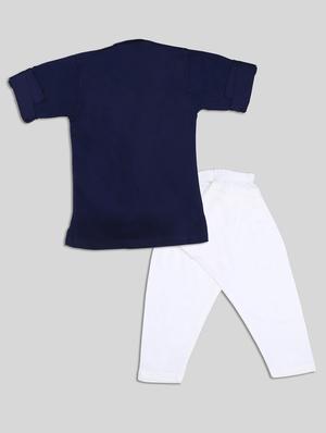 blue solid kurta set - 17782791 - Standard Image - 2