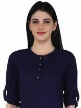 blue rayon kurti - 17782912 - Zoom Image - 1