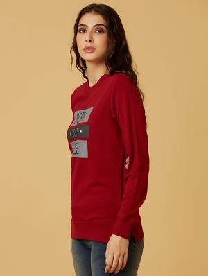 crew neck graphic sweatshirt - 17783593 - Standard Image - 2