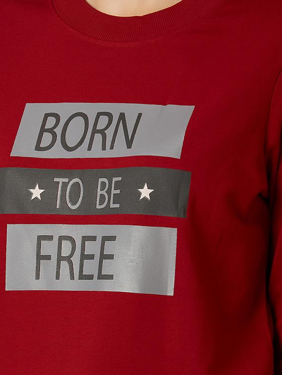 crew neck graphic sweatshirt - 17783593 - Zoom Image - 4