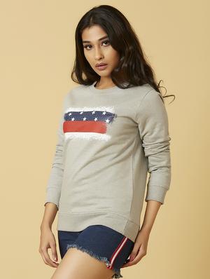 crew neck graphic sweatshirt - 17783600 - Standard Image - 2
