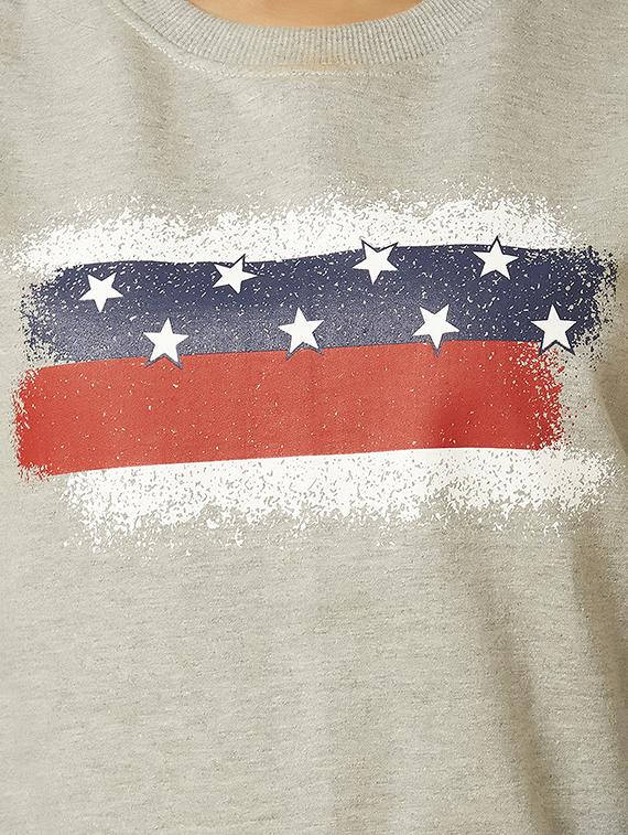 crew neck graphic sweatshirt - 17783600 - Zoom Image - 4