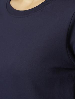 crew neck solid sweatshirt - 17783604 - Standard Image - 4