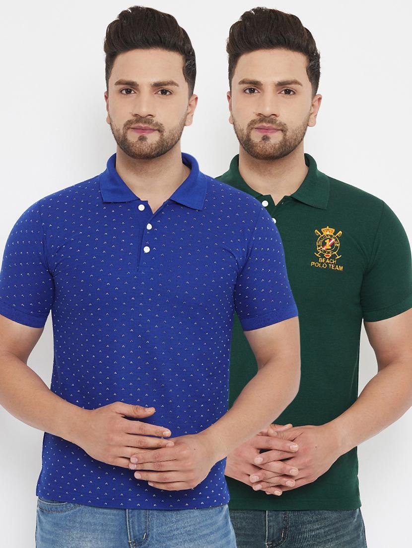 set of 2 multi colored polo t-shirts - 17783781 - Zoom Image - 1