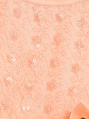 orange embroidered frock - 17784102 - Standard Image - 4
