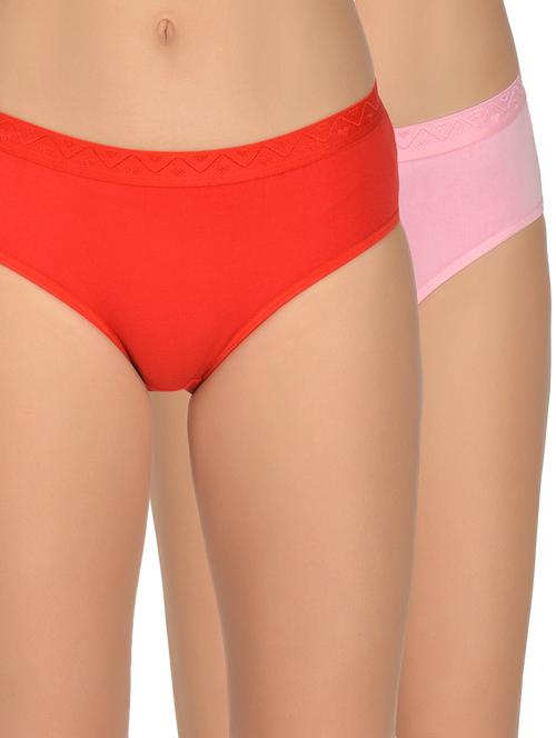 set of 2 solid hipster panty - 17784128 - Standard Image - 1