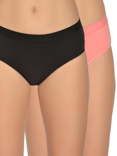 set of 2 solid hipster panty - 17784129 - Very Small Image - 1
