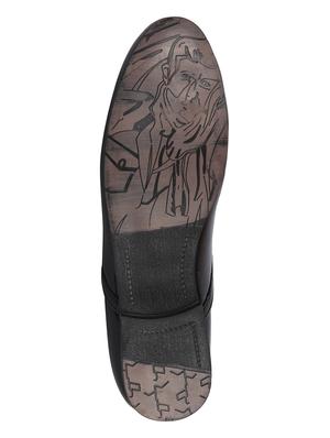 black pu slip on jutis - 17784311 - Standard Image - 5