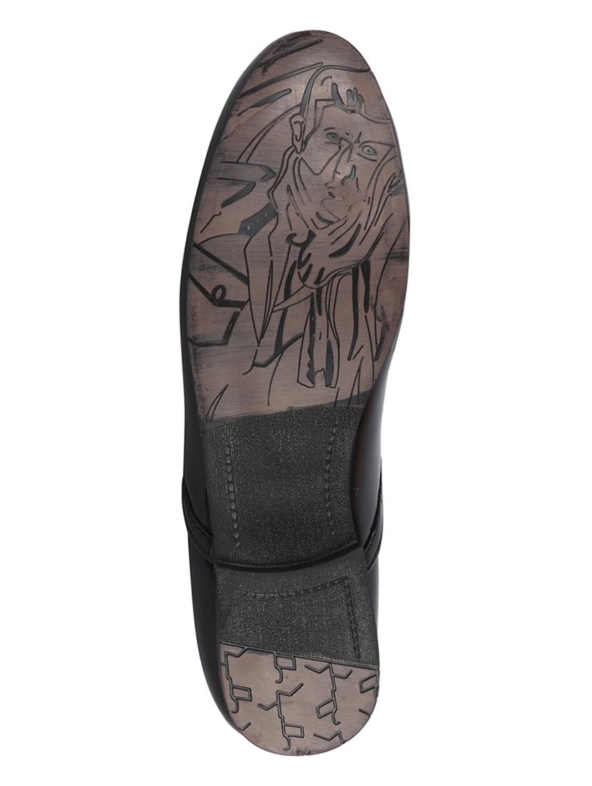 black pu slip on jutis - 17784311 - Zoom Image - 5