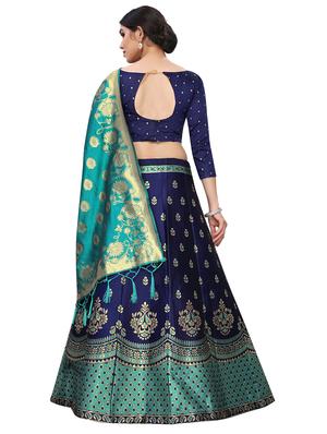 self design a-line lehenga - 17784721 - Standard Image - 3