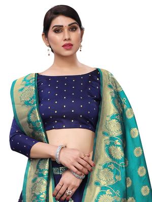 self design a-line lehenga - 17784721 - Standard Image - 4