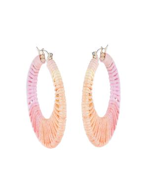 multi colored handmade hoop earring - 17785463 - Standard Image - 3