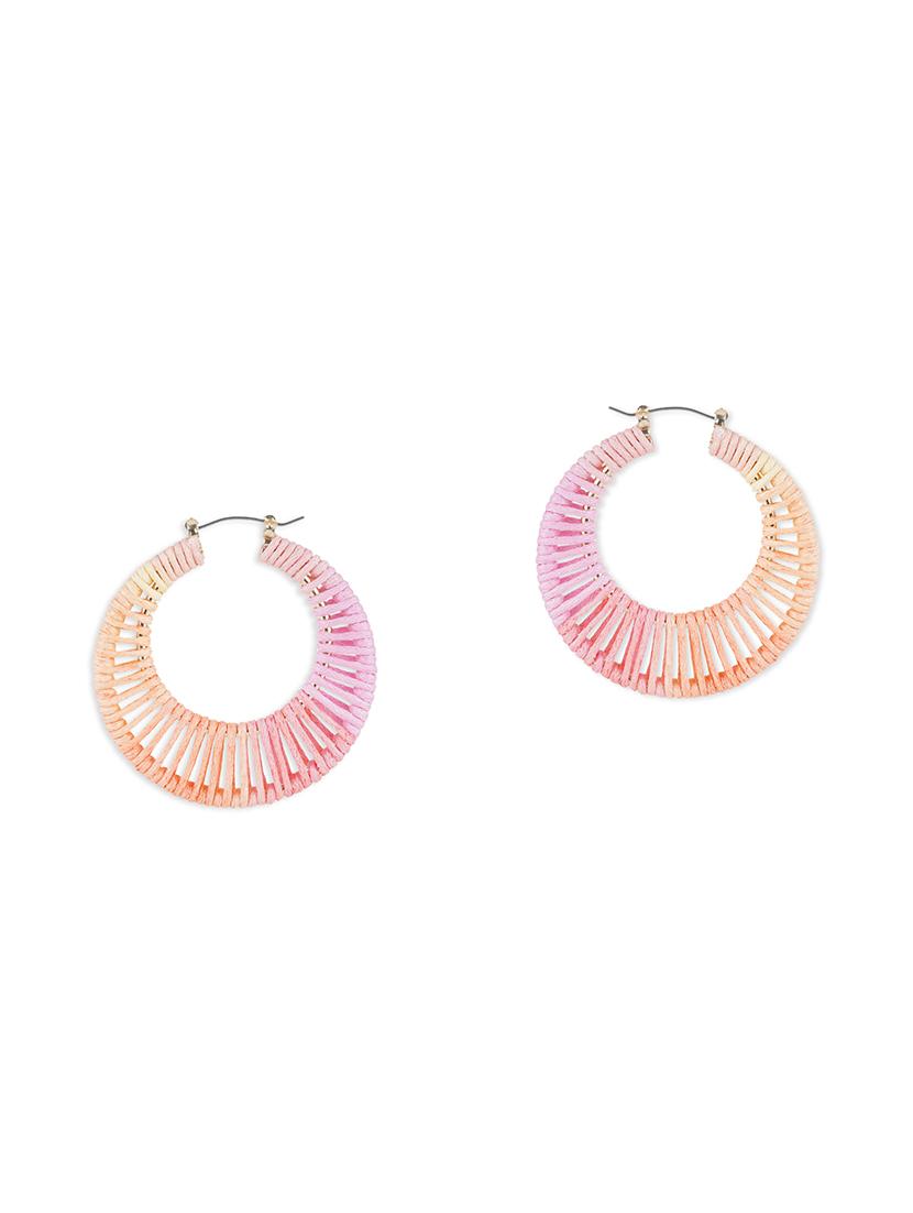 multi colored handmade hoop earring - 17785463 - Zoom Image - 2