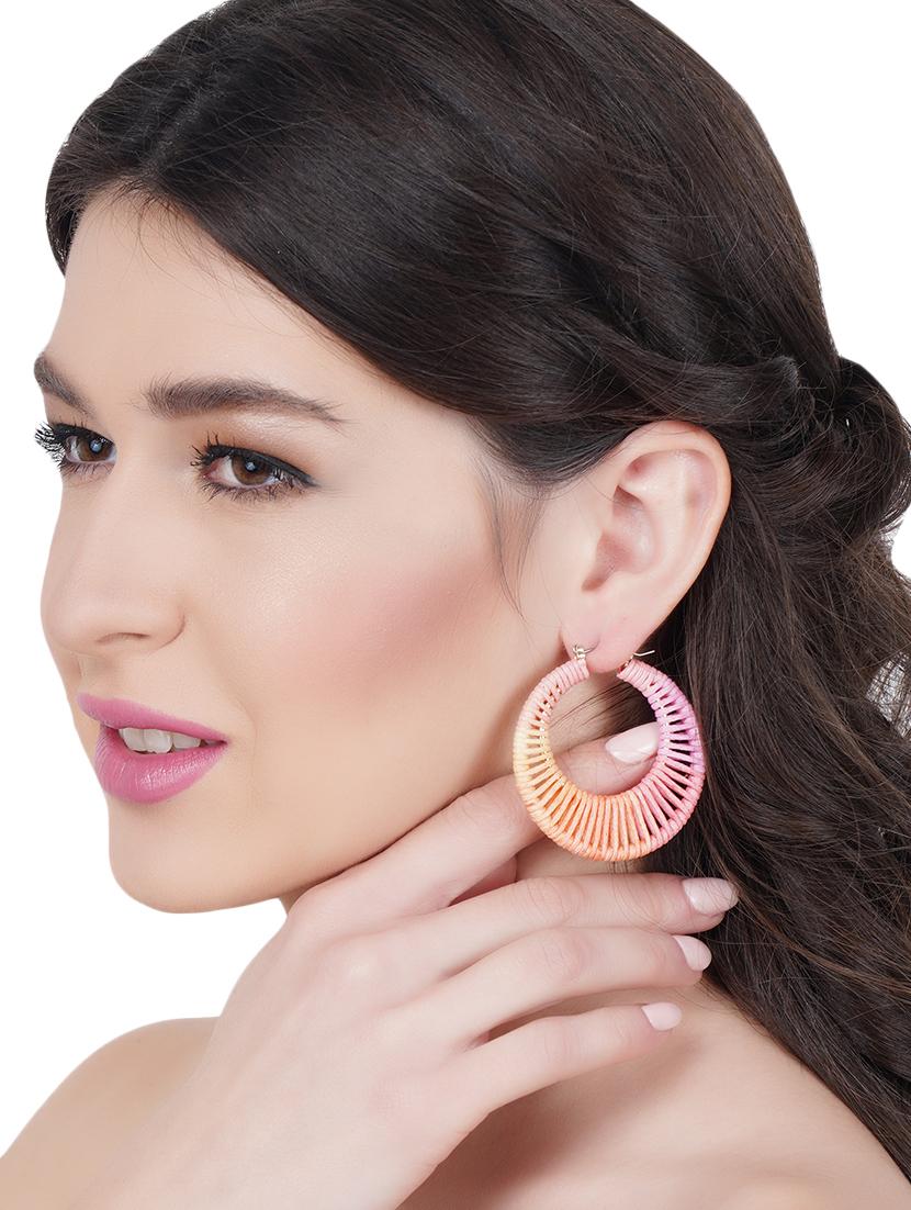 multi colored handmade hoop earring - 17785463 - Zoom Image - 4