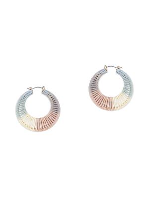 multi color handmade hoop earring - 17785465 - Standard Image - 2