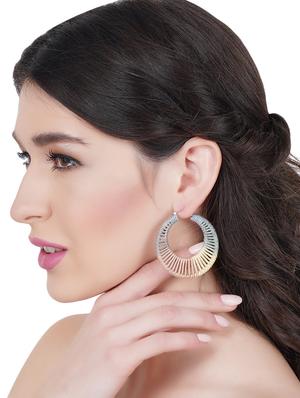 multi color handmade hoop earring - 17785465 - Standard Image - 4